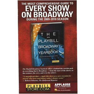 Every Show on Broadway 20009 to 2010 Season ADVERT 2000s Print Ad